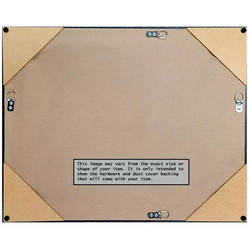 34" x 28" Non-Beveled Bathroom Wall Mirror Gold