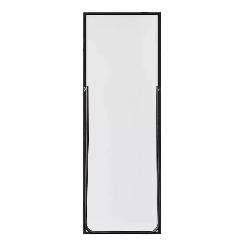 21 in. W x 64 in. H Rectangular Metal Framed Full Length Wall Mirror Free Standing Mirror in Silver