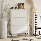 Shoe Racks with 3 Flip Drawers Entrance Shoe Cabinet Hidden Shoe Cabinet with Independent Legs