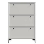 Shoe Racks with 3 Flip Drawers Entrance Shoe Cabinet Hidden Shoe Cabinet with Independent Legs