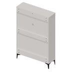 Shoe Racks with 3 Flip Drawers Entrance Shoe Cabinet Hidden Shoe Cabinet with Independent Legs