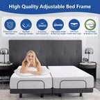 Updated Adjustable Bed Base with Thickened Form Frame