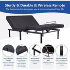 Updated Adjustable Bed Base with Thickened Form Frame