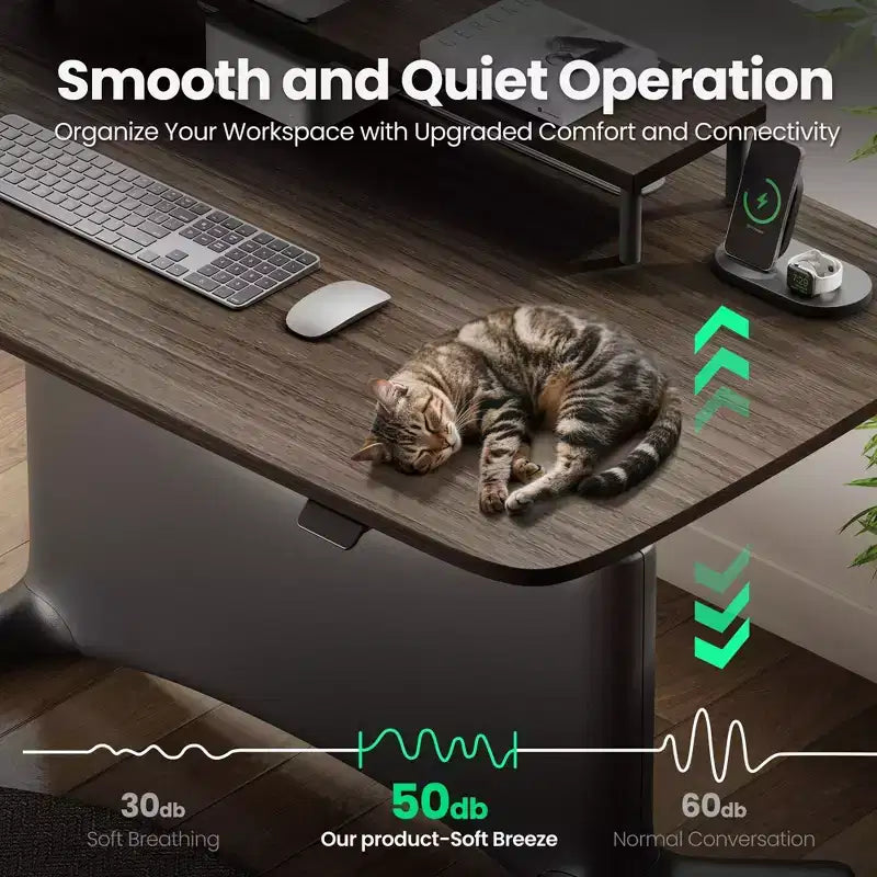 All in 1 Electric Height Adjustable Desk Smart, Modular & Ergonomic