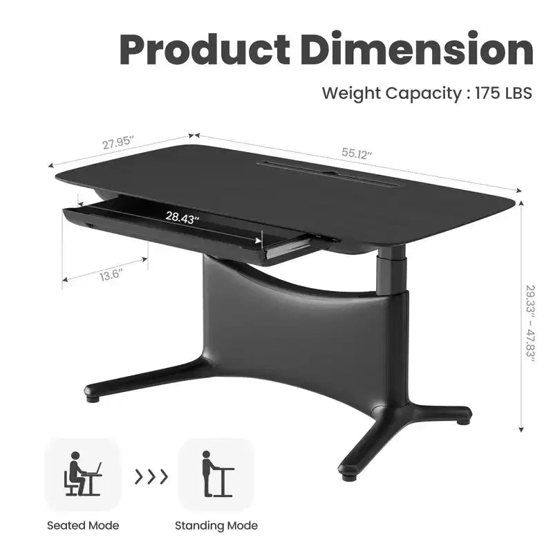 All in 1 Electric Height Adjustable Desk Smart, Modular & Ergonomic