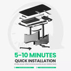 All in 1 Electric Height Adjustable Desk Smart, Modular & Ergonomic