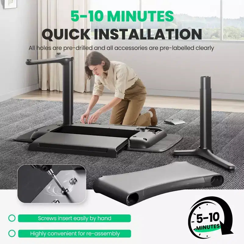 All in 1 Electric Height Adjustable Desk Smart, Modular & Ergonomic