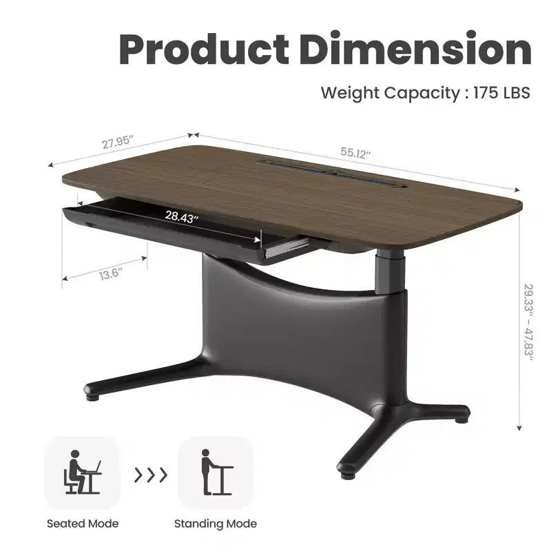 All in 1 Electric Height Adjustable Desk Smart, Modular & Ergonomic