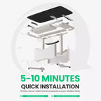 All in 1 Electric Height Adjustable Desk Smart, Modular & Ergonomic