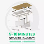 All in 1 Electric Height Adjustable Desk Smart, Modular & Ergonomic