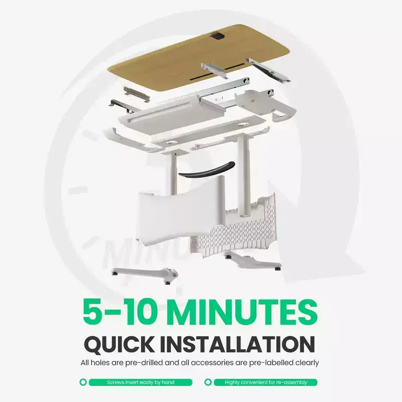 All in 1 Electric Height Adjustable Desk Smart, Modular & Ergonomic