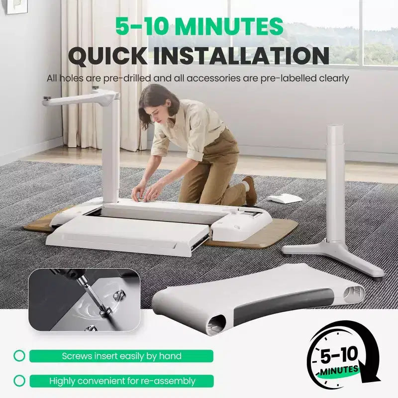 All in 1 Electric Height Adjustable Desk Smart, Modular & Ergonomic