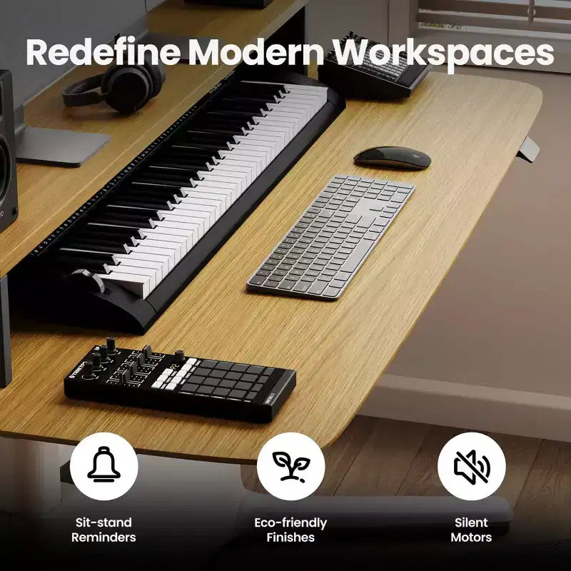 All in 1 Electric Height Adjustable Desk Smart, Modular & Ergonomic