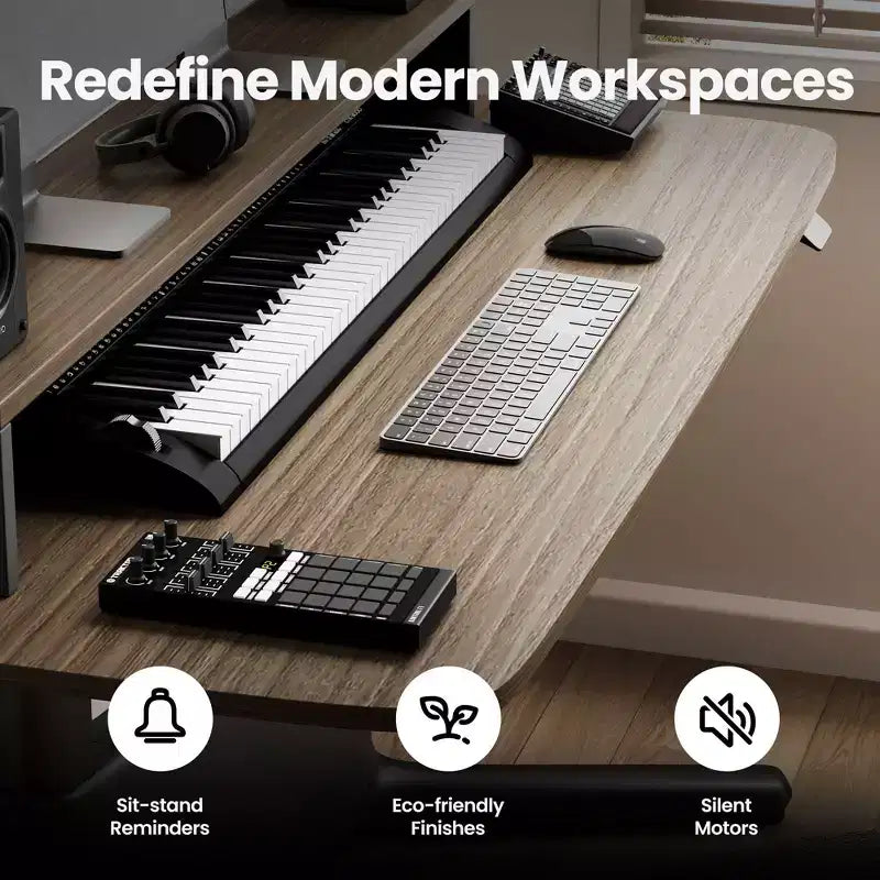 All in 1 Electric Height Adjustable Desk Smart, Modular & Ergonomic