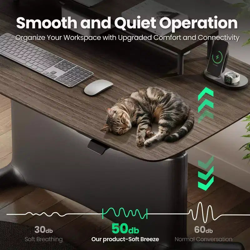 All in 1 Electric Height Adjustable Desk Smart, Modular & Ergonomic