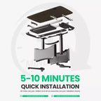 All in 1 Electric Height Adjustable Desk Smart, Modular & Ergonomic