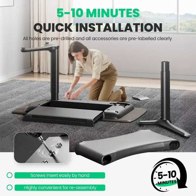 All in 1 Electric Height Adjustable Desk Smart, Modular & Ergonomic