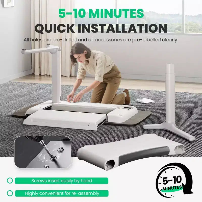 All in 1 Electric Height Adjustable Desk Smart, Modular & Ergonomic