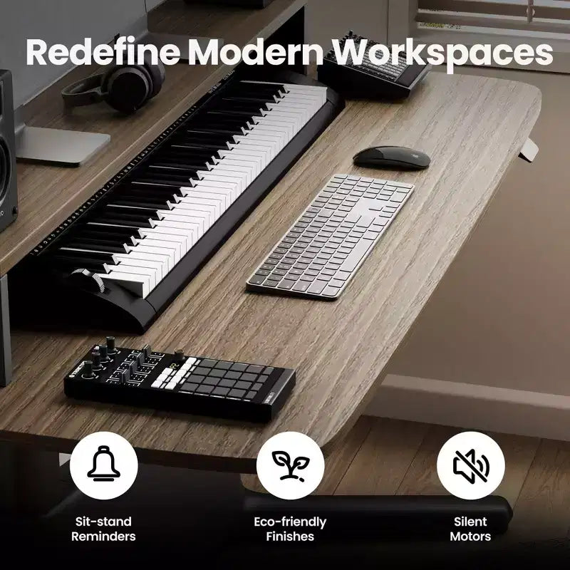 All in 1 Electric Height Adjustable Desk Smart, Modular & Ergonomic