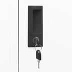 Locker Cabinet White Steel 70.9 in Height