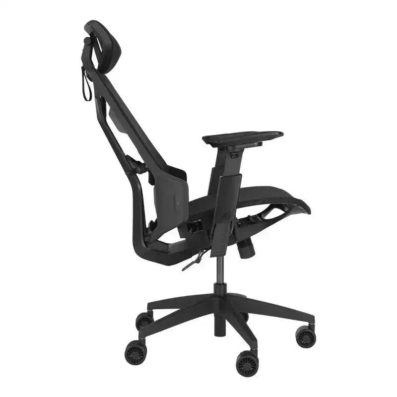 Ergo Gaming Chair, Futuristic Cyborg Aesthetic, Versatile Seat Adjustments, Mobile Gaming Arm Support Mode, Acoustic Panel
