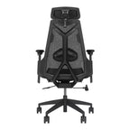 Ergo Gaming Chair, Futuristic Cyborg Aesthetic, Versatile Seat Adjustments, Mobile Gaming Arm Support Mode, Acoustic Panel