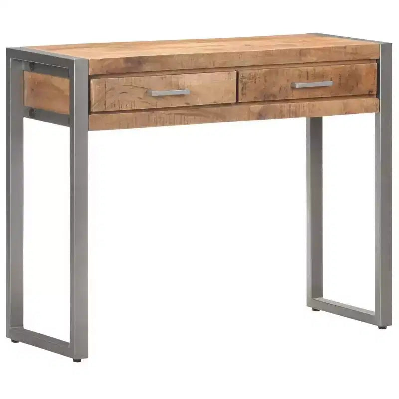 vidaXL Console Table 37.4x13.8x29.5 Solid Mango Wood