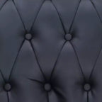 Reclining Chair Black Faux Leather