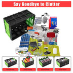 Large Collapsible Storage Baskets  22x15.7x10.2 Inches Foldable Plastic Crates, Extra-Thick Stackable Bins for Home, Kitchen, Pantry