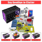 Large Collapsible Storage Baskets  22x15.7x10.2 Inches Foldable Plastic Crates, Extra-Thick Stackable Bins for Home, Kitchen, Pantry