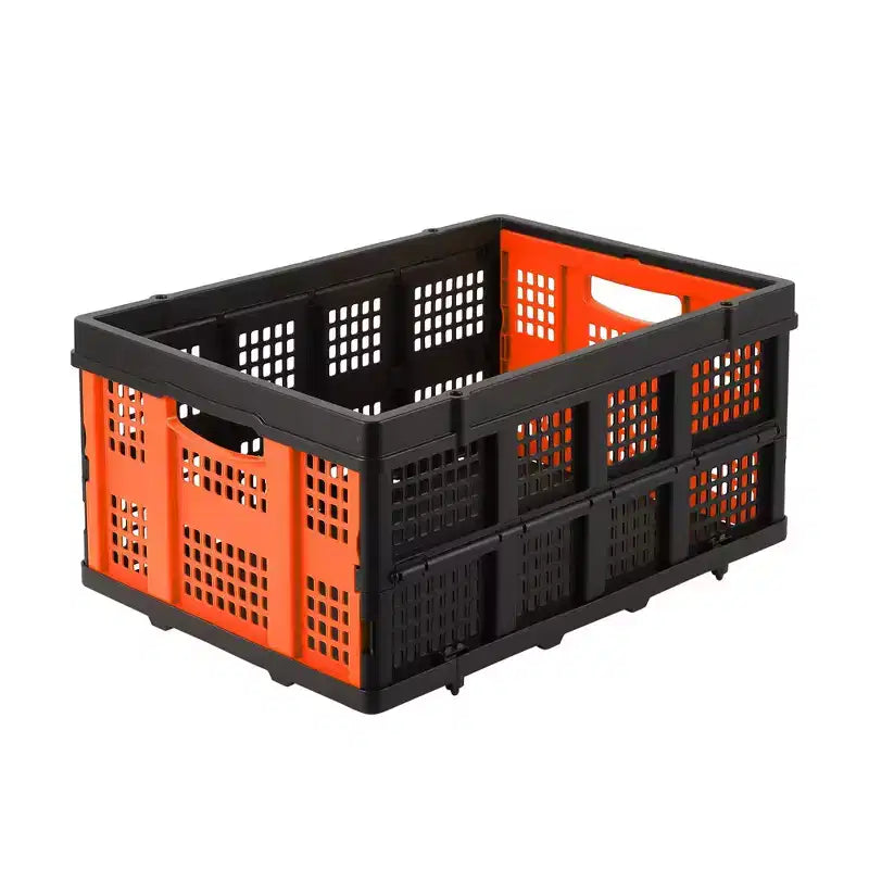 Large Collapsible Storage Baskets  22x15.7x10.2 Inches Foldable Plastic Crates, Extra-Thick Stackable Bins for Home, Kitchen, Pantry