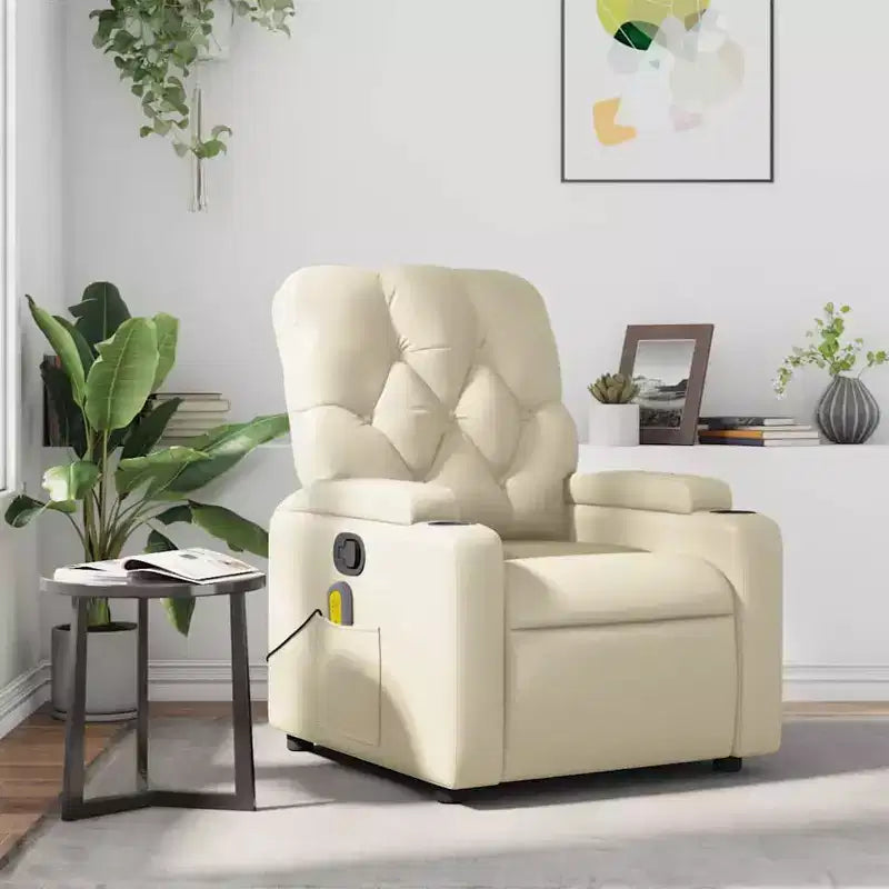 Massage Recliner Chair Faux Leather