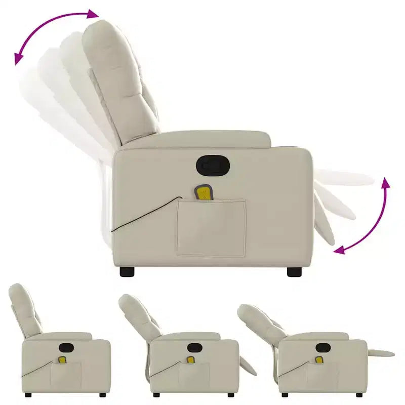 Massage Recliner Chair Faux Leather