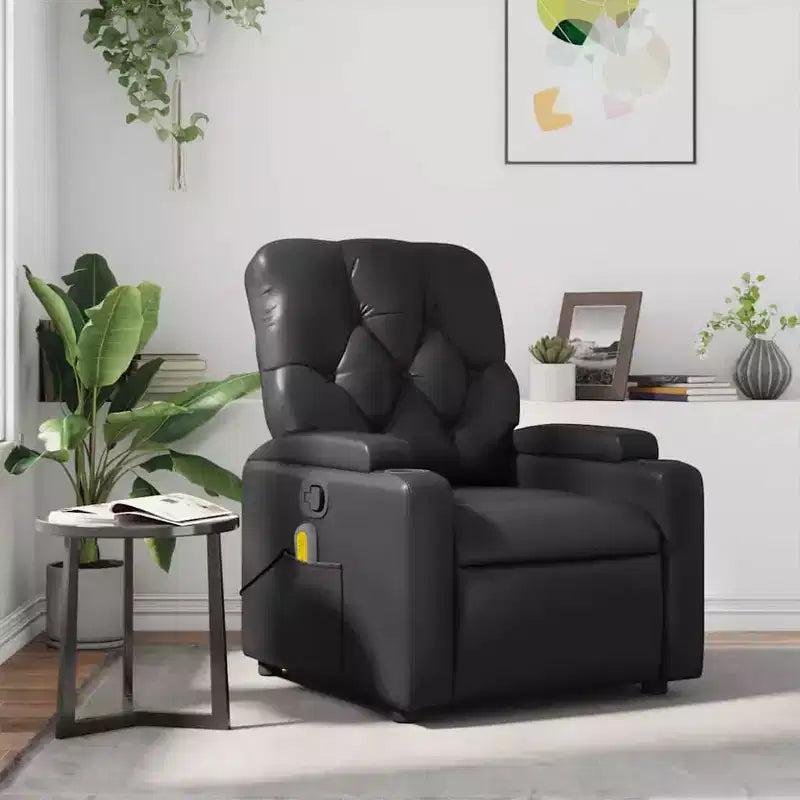 Massage Recliner Chair Faux Leather