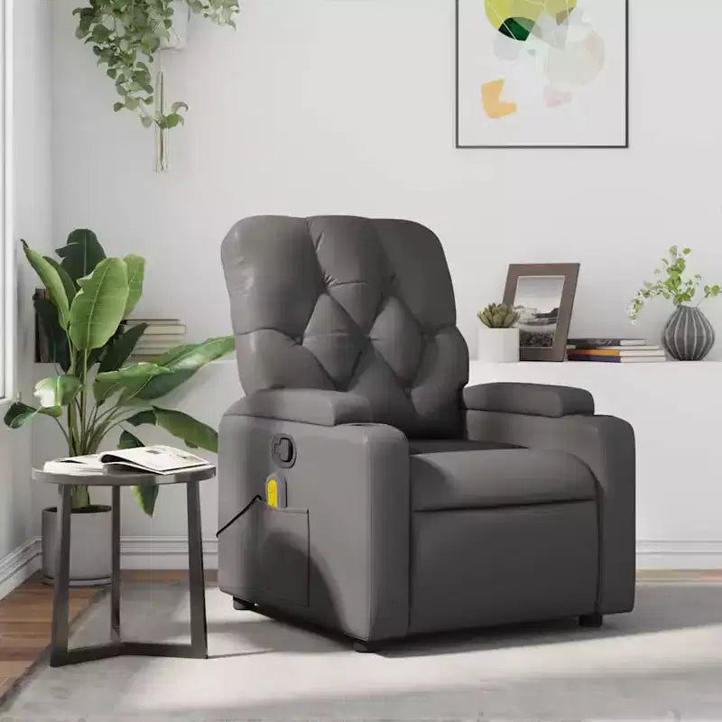 Massage Recliner Chair Faux Leather