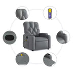 Massage Recliner Chair Faux Leather