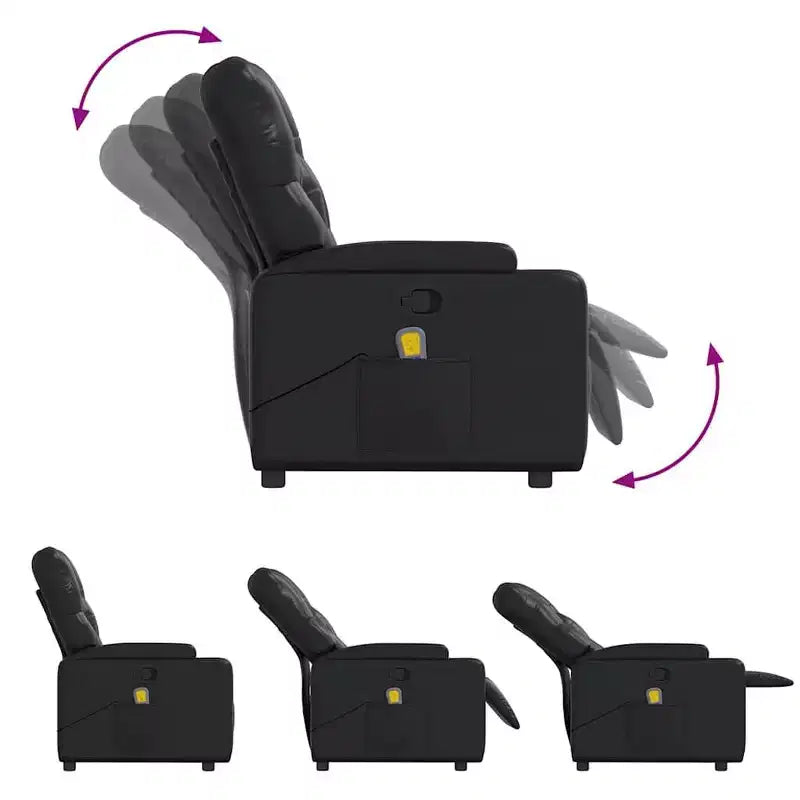 Massage Recliner Chair Faux Leather