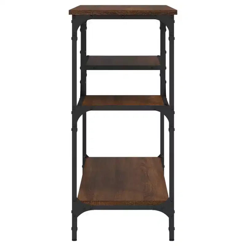 Console Table with Shelves Behind Sofa Entry Desk Living Room Furniture