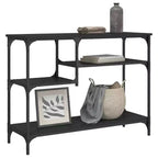 Console Table with Shelves Behind Sofa Entry Desk Living Room Furniture