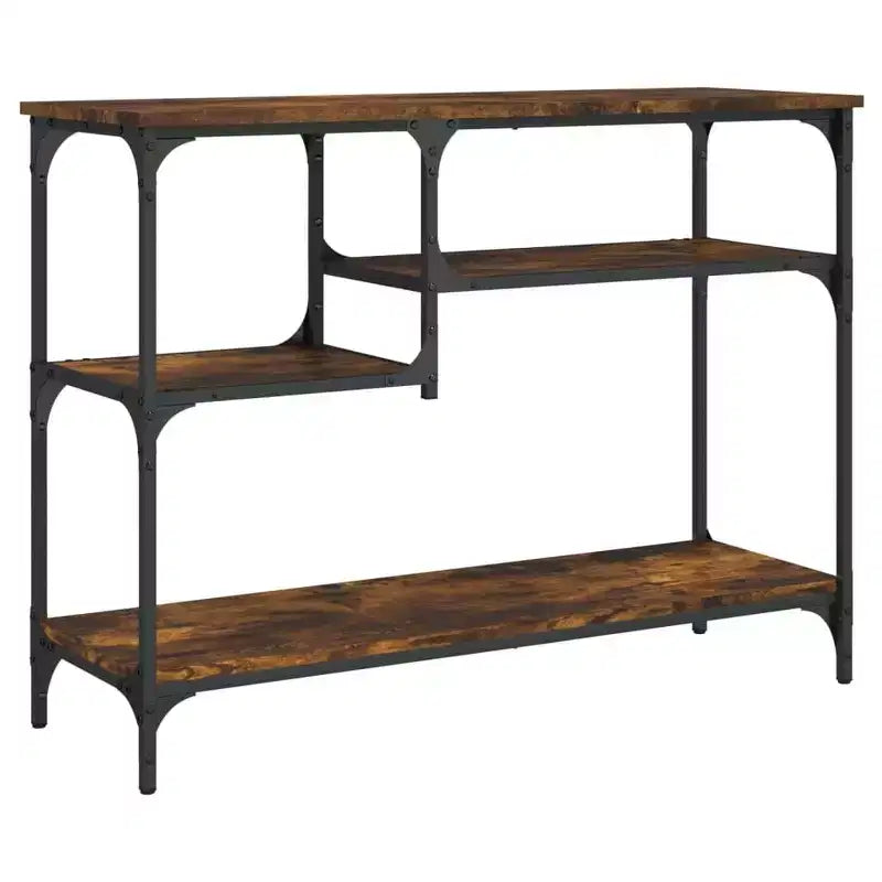 Console Table with Shelves Behind Sofa Entry Desk Living Room Furniture