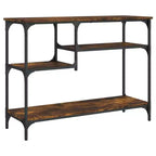 Console Table with Shelves Behind Sofa Entry Desk Living Room Furniture
