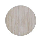 42" Blake Round Drop Leaf Dining Table Unfinished - International Concepts: Compact, Pedestal Base