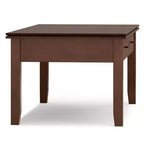 Stratford Lift Top Coffee Table Russet Brown