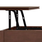 Stratford Lift Top Coffee Table Russet Brown