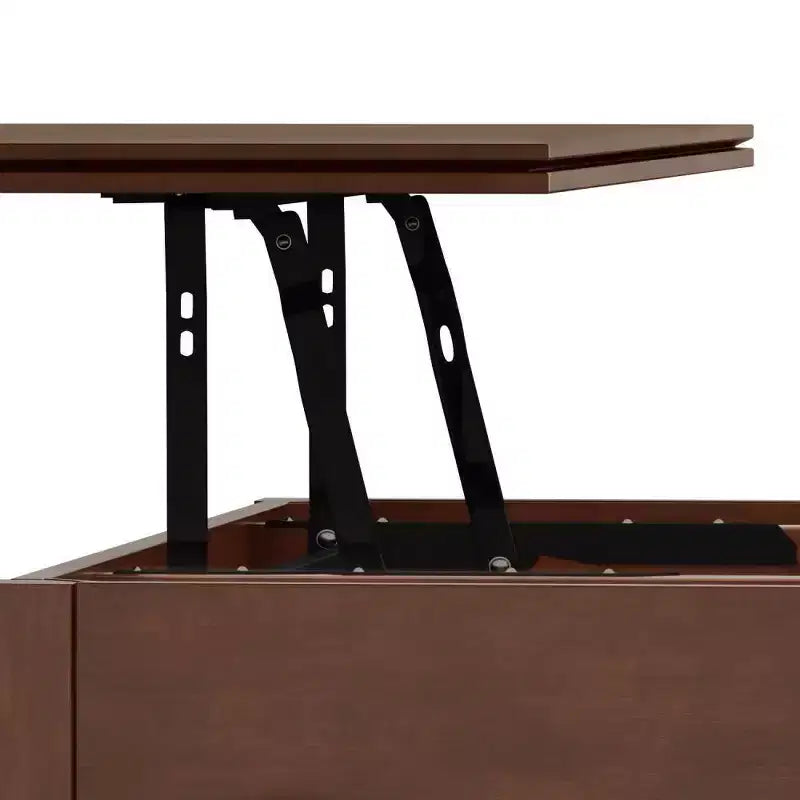 Stratford Lift Top Coffee Table Russet Brown