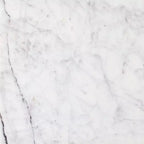 Metal and Marble Console Table with Shelf White Carrara Marble/Dark Bronze