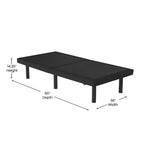 Custom Adjustable Bed Base with Motorized Dual Head and Foot Incline and Quick and Easy Assembly
