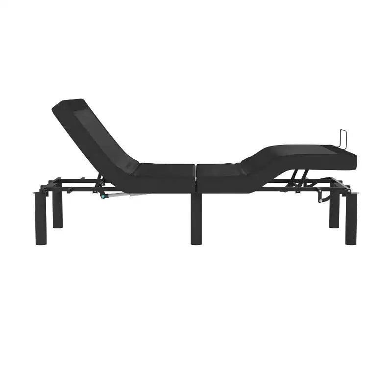 Custom Adjustable Bed Base with Motorized Dual Head and Foot Incline and Quick and Easy Assembly
