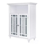 26.5 x 34 2-Door Floor Storage Cabinet, White