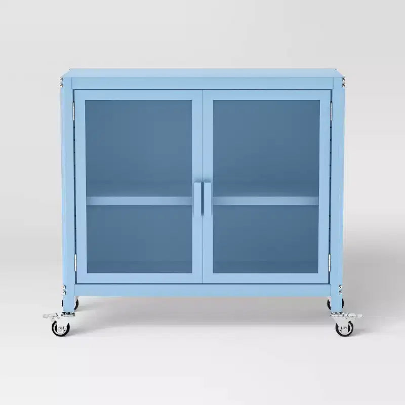 2 Door Metal Rolling Locker Storage Cabinet - Room Essentials